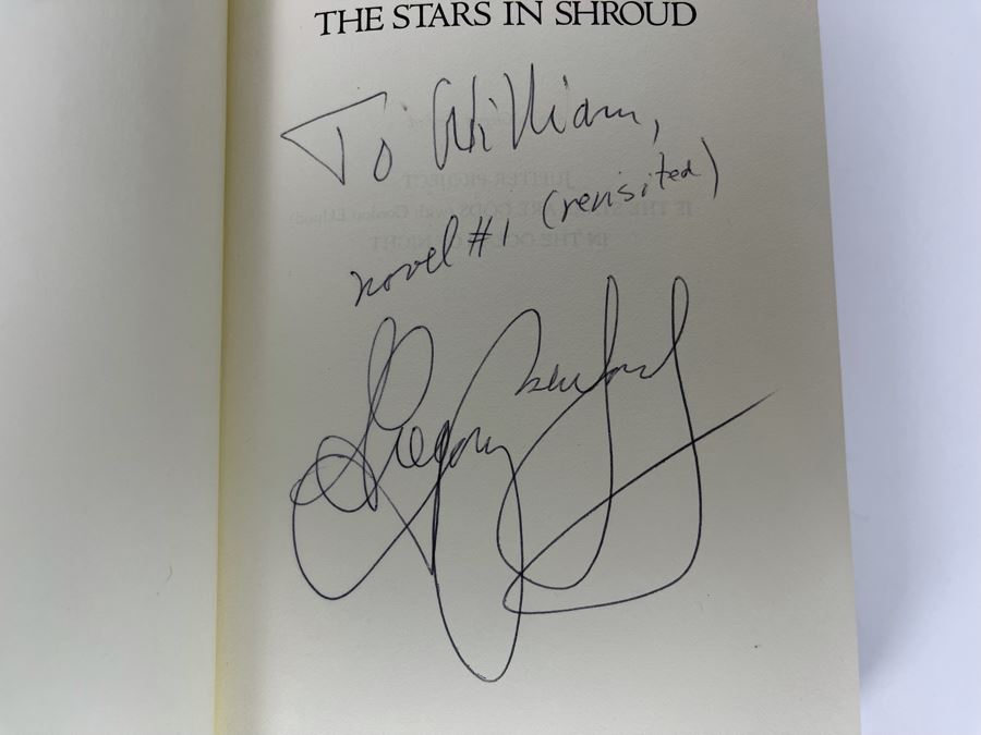 Signed First Edition Hardcover Book The Stars In Shroud By Gregory Benford [Photo 6]