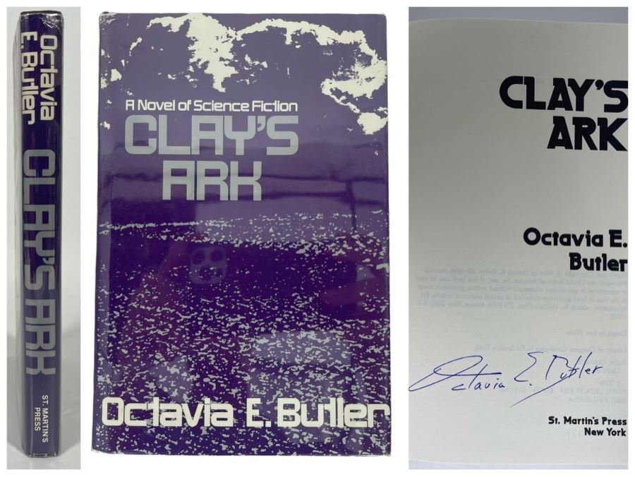 Signed First Edition Hardcover Book Clay’s Ark By Octavia E. Butler