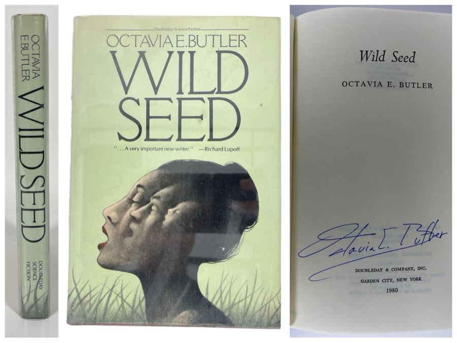 Signed First Edition Hardcover Book Wild Seed By Octavia E. Butler