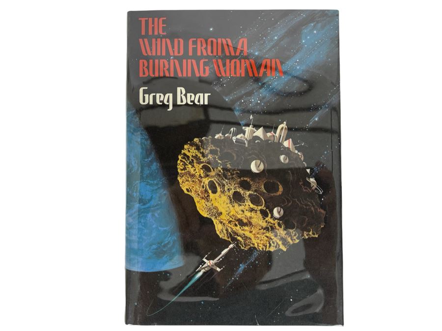 Signed Limited / First Edition Hardcover Book The Wind From A Burning Woman By Greg Bear [Photo 2]