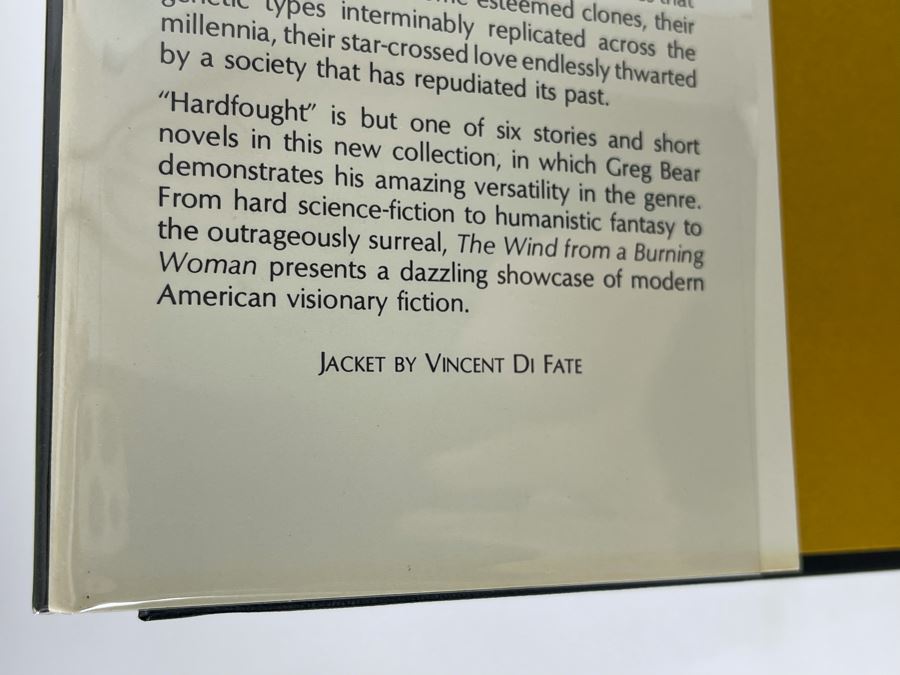 Signed Limited / First Edition Hardcover Book The Wind From A Burning Woman By Greg Bear [Photo 9]