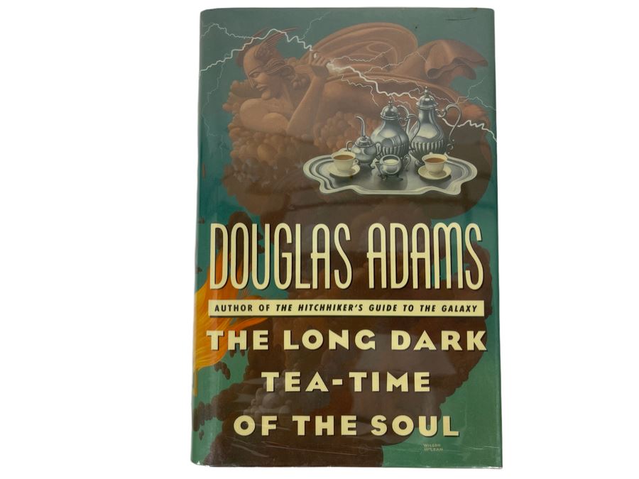 Signed First Edition Hardcover Book The Long Dark Tea-Time Of The Soul By Douglas Adams [Photo 2]