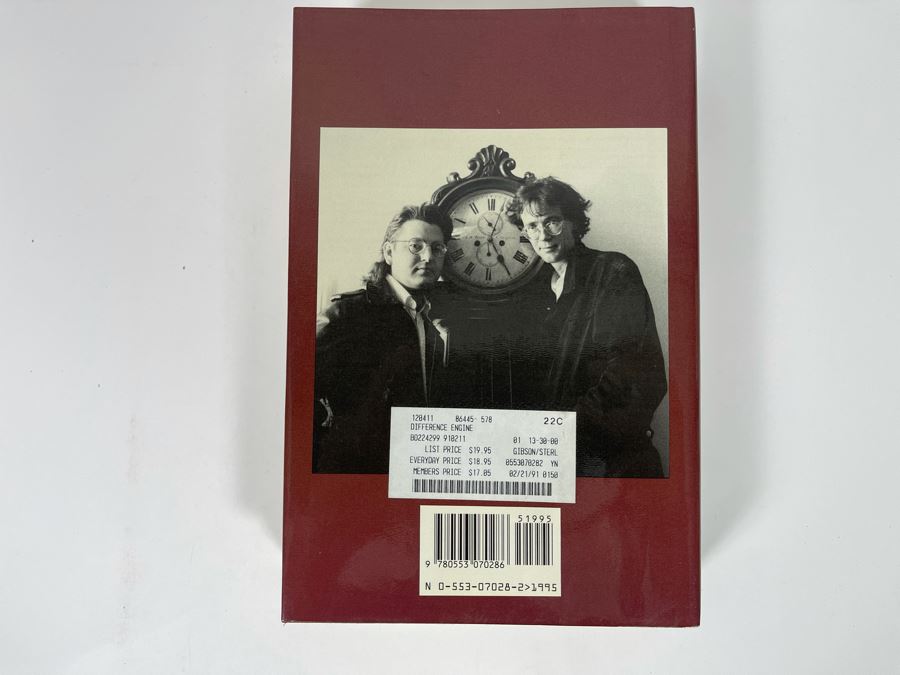 Signed First Edition Hardcover Book The Difference Engine By William Gibson And Bruce Sterling [Photo 8]