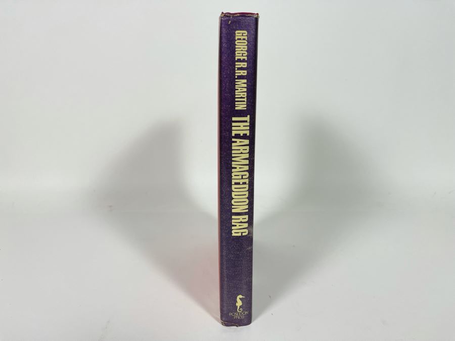Signed First Edition Hardcover Book The Armageddon Rag By George R. R. Martin [Photo 3]
