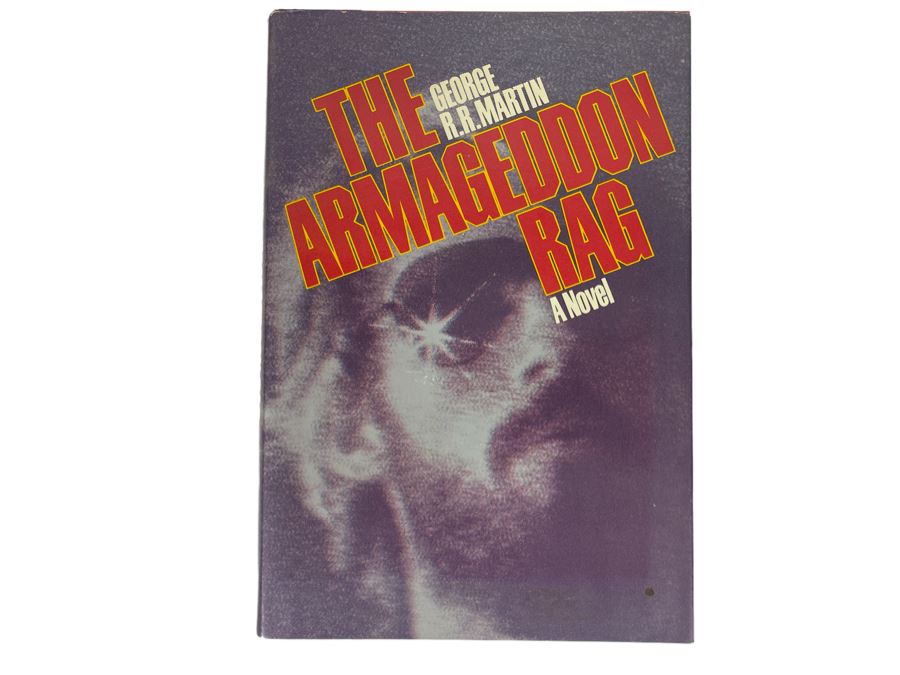 Signed First Edition Hardcover Book The Armageddon Rag By George R. R. Martin [Photo 2]