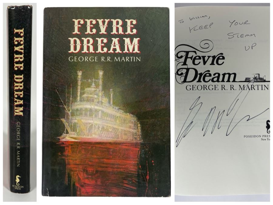 Signed First Edition Hardcover Book Fevre Dream By George R. R. Martin [Photo 1]