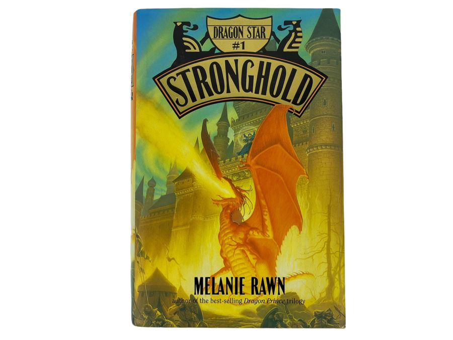 Signed First Printing Hardcover Book Dragon Star #1 Stronghold By Melanie Rawn [Photo 2]