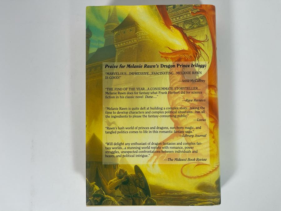 Signed First Printing Hardcover Book Dragon Star #1 Stronghold By Melanie Rawn [Photo 9]