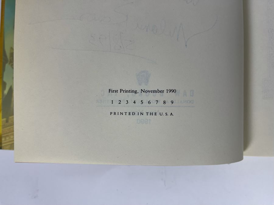 Signed First Printing Hardcover Book Dragon Star #1 Stronghold By Melanie Rawn [Photo 7]