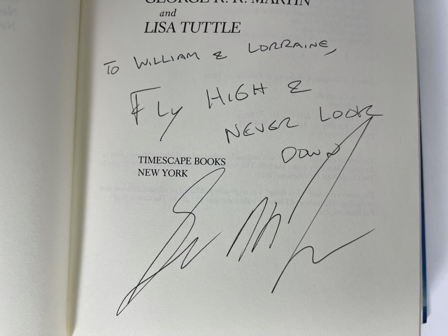 Signed First Edition Hardcover Book Windhaven By George R. R. Martin [Photo 6]