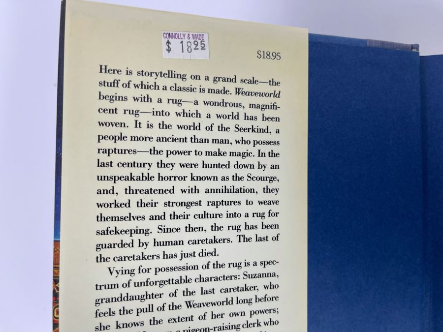 Signed First Edition Hardcover Book Weave-World By Clive Barker [Photo 4]