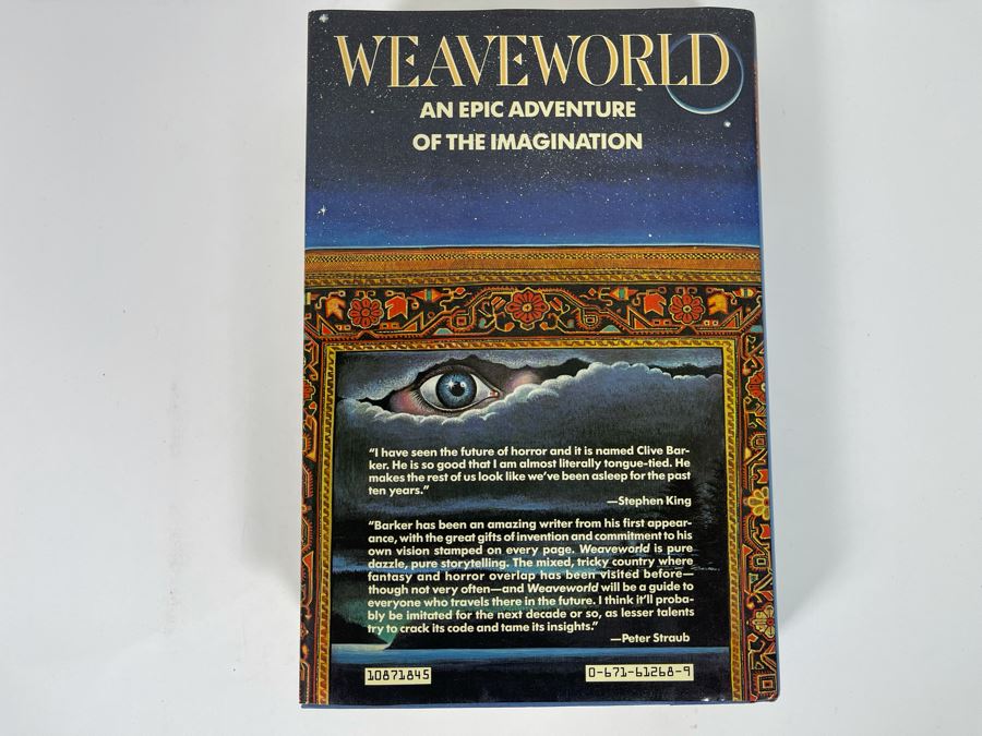 Signed First Edition Hardcover Book Weave-World By Clive Barker [Photo 9]