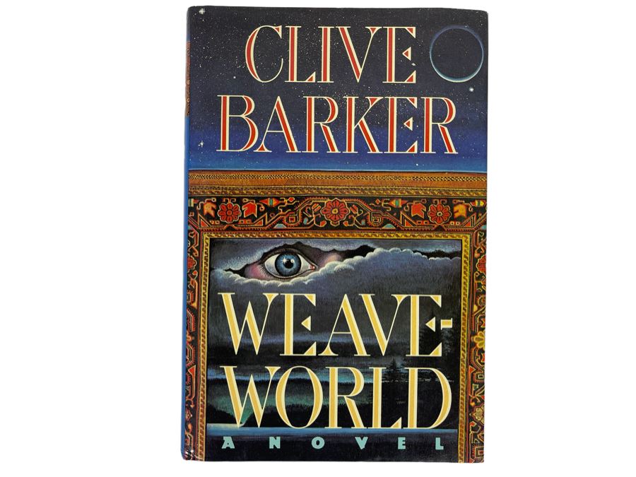 Signed First Edition Hardcover Book Weave-World By Clive Barker [Photo 2]