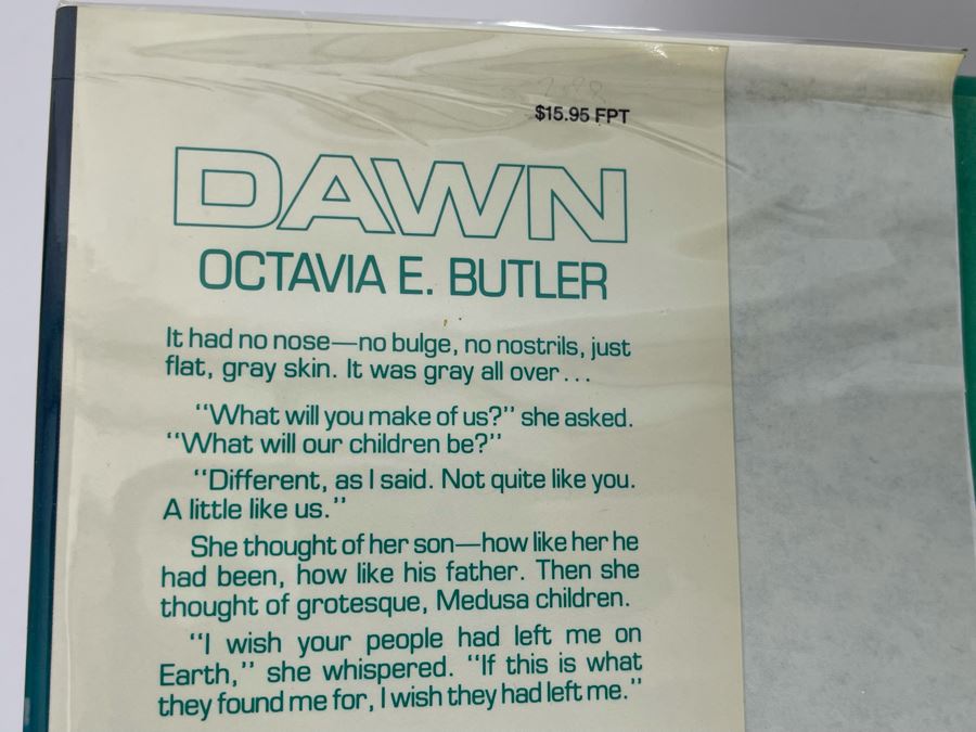 Signed First Printing Hardcover Book Dawn Xenogenesis By Octavia Butler [Photo 4]