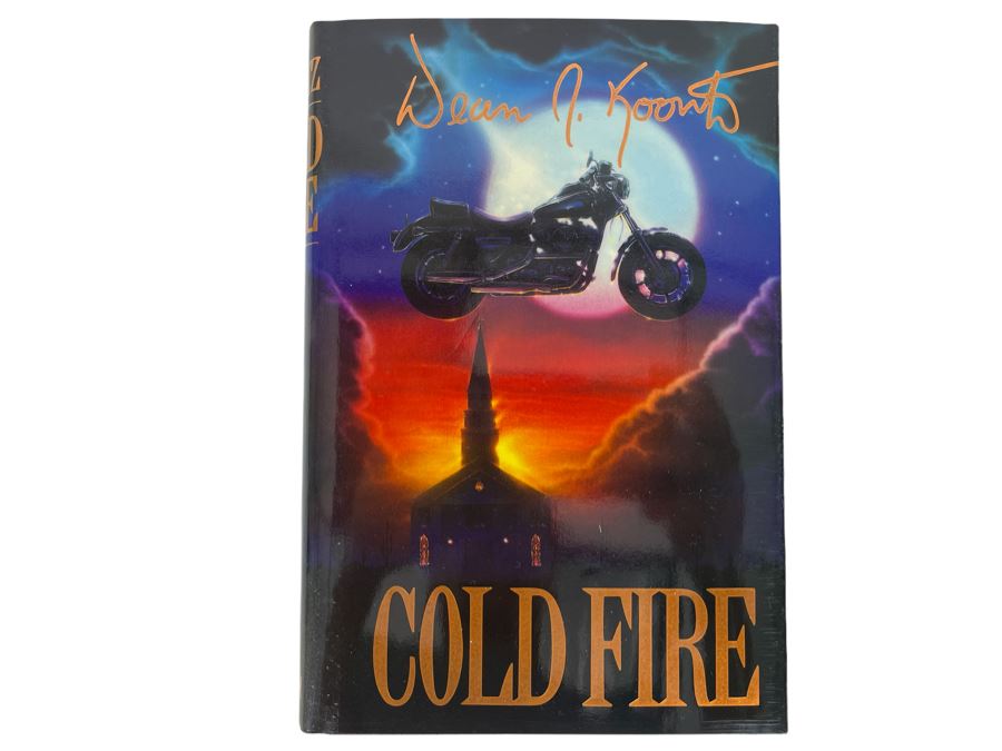 Signed Limited / First Edition Hardcover Book With Slipcover Cold Fire By Dean Koontz [Photo 2]