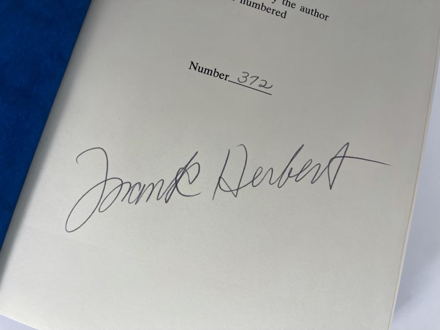 Signed Limited / First Edition Hardcover Book With Slipcover The White Plague By Frank Herbert (Author Of DUNE) [Photo 6]