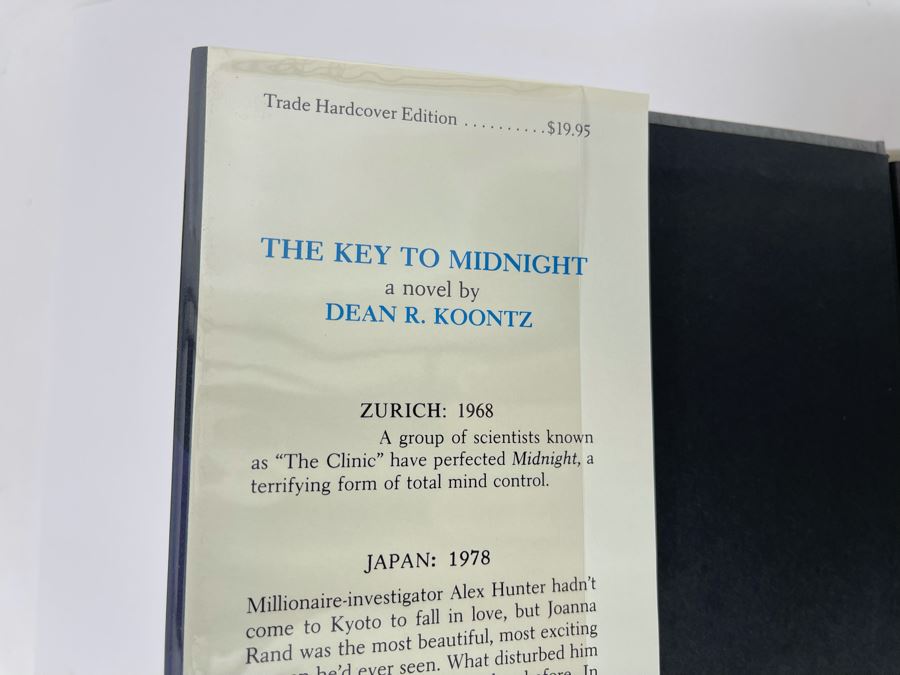 Signed Limited / First Edition Hardcover Book The Key To Midnight By Dean R. Koontz Signed By Dean Koontz And Phil Parks [Photo 3]