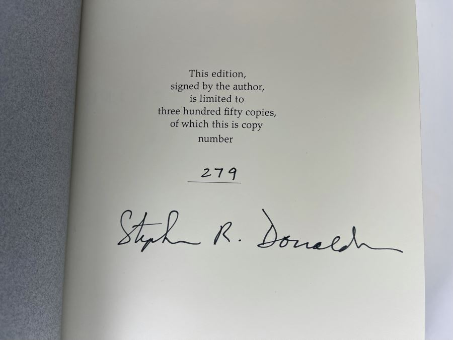 Signed Limited / First Edition Hardcover Book With Slipcover Forbidden Knowledge By Stephen R. Donaldson [Photo 5]