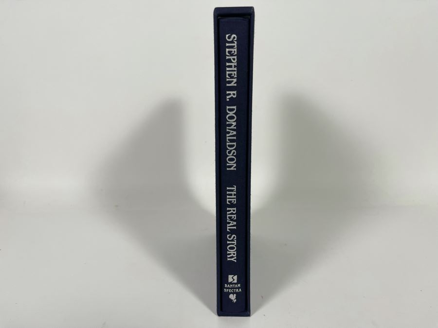 Signed Limited / First Edition Hardcover Book With Slipcover The Real Story By Stephen R. Donaldson [Photo 3]