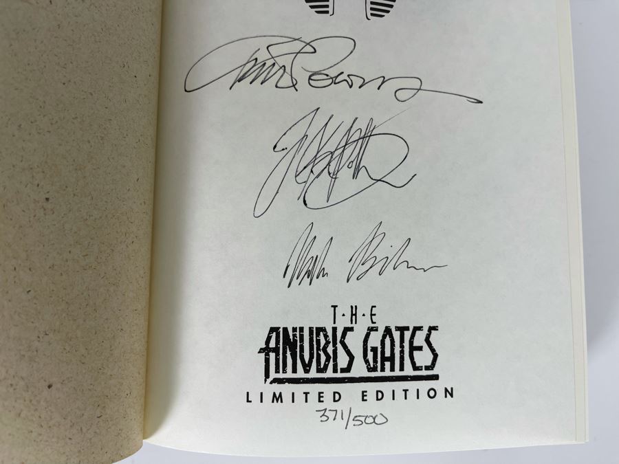 Signed Limited / First Edition Hardcover Book With Slipcover The Anubis Gates By Tim Powers [Photo 6]