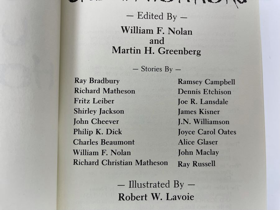 Signed Limited / First Edition Hardcover Book With Slipcover Urban Horrors Signed By 12 Authors Including Ray Bradbury [Photo 10]