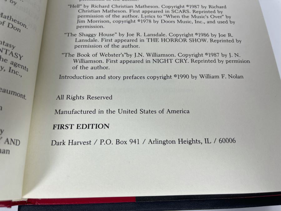 Signed Limited / First Edition Hardcover Book With Slipcover Urban Horrors Signed By 12 Authors Including Ray Bradbury [Photo 12]