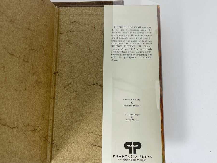 Signed Limited / First Edition Hardcover Book With Slipcover The Prisoner Of Zhamanak By L. Sprague De Camp [Photo 8]