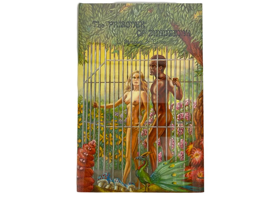 Signed Limited / First Edition Hardcover Book With Slipcover The Prisoner Of Zhamanak By L. Sprague De Camp [Photo 2]