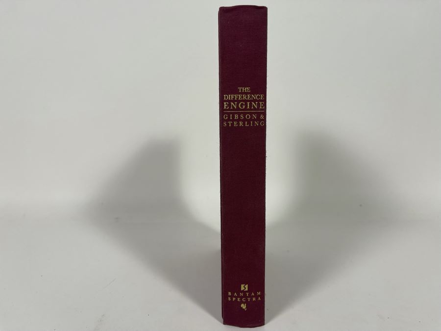Signed First Edition Hardcover Book The Difference Engine By William Gibson And Bruce Sterling [Photo 3]