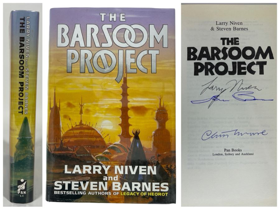 Signed First Edition Hardcover Book The Barsoom Project By Larry Niven And Steven Barnes