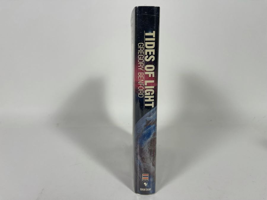 Signed First Edition Hardcover Book Tides Of Light By Gregory Benford [Photo 3]