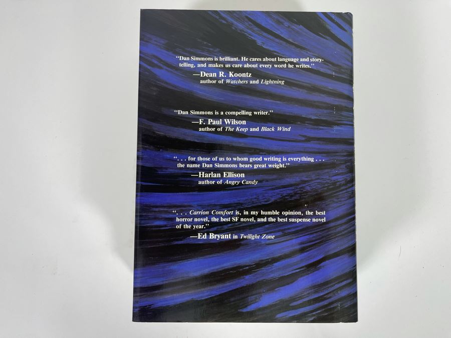 Signed Limited / First Edition Hardcover Book With Slipcover Carrion Comfort By Dan Simmons [Photo 12]