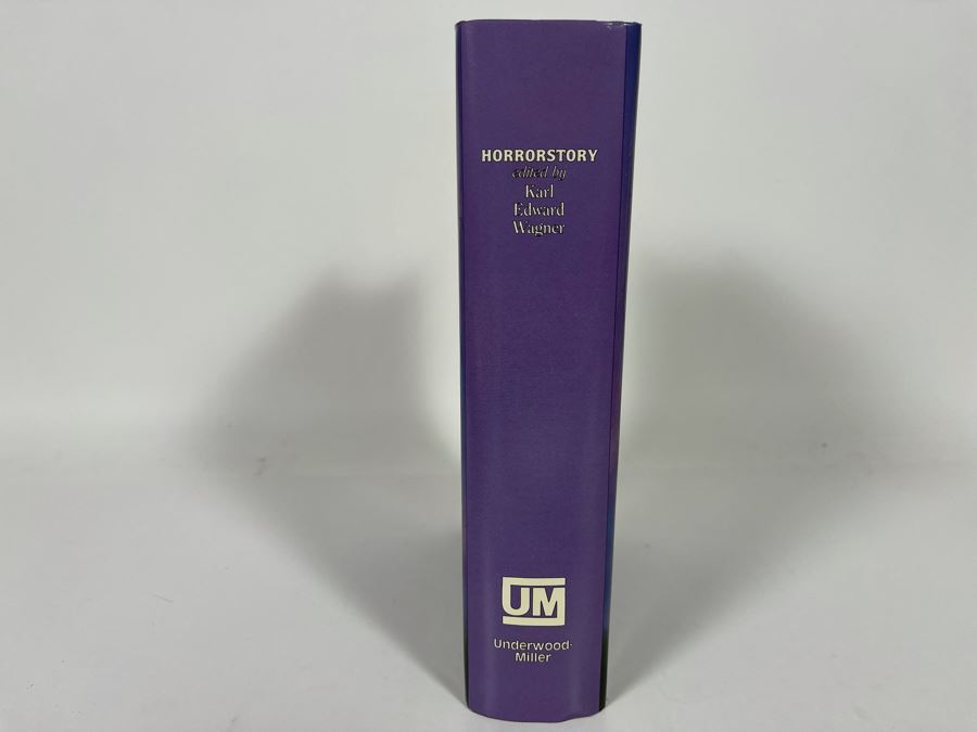 Signed Limited / First Edition Hardcover Book With Case Horrorstory Volume One Edited By Karl Edward Wagner Signed By Multiple Authors - See Photos [Photo 23]
