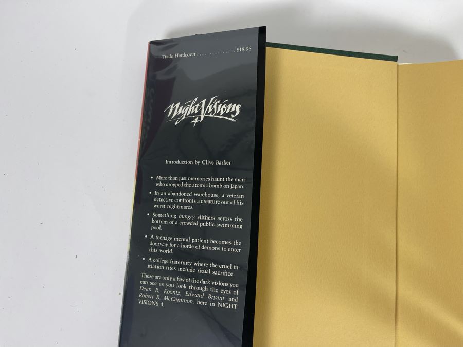 Signed Limited / First Edition Hardcover Book With Slipcover Night