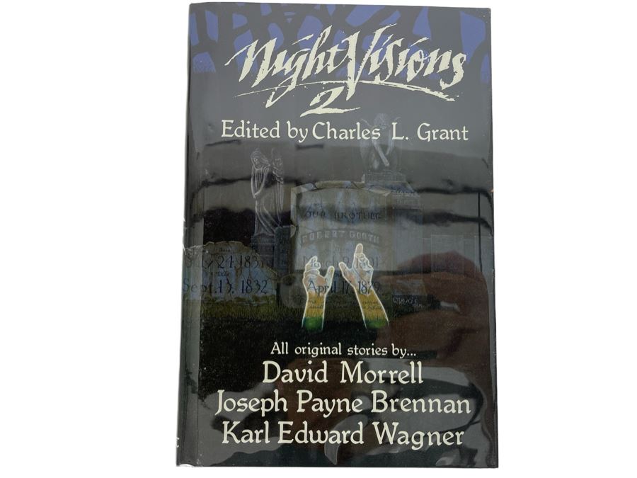 Signed Limited / First Edition Hardcover Book With Slipcover Night Visions 2 Signed By David Morrell, Joseph Payne Brennan, Karl Edward Wagner, Charles L. Grant, Robert W. Lavoie [Photo 2]