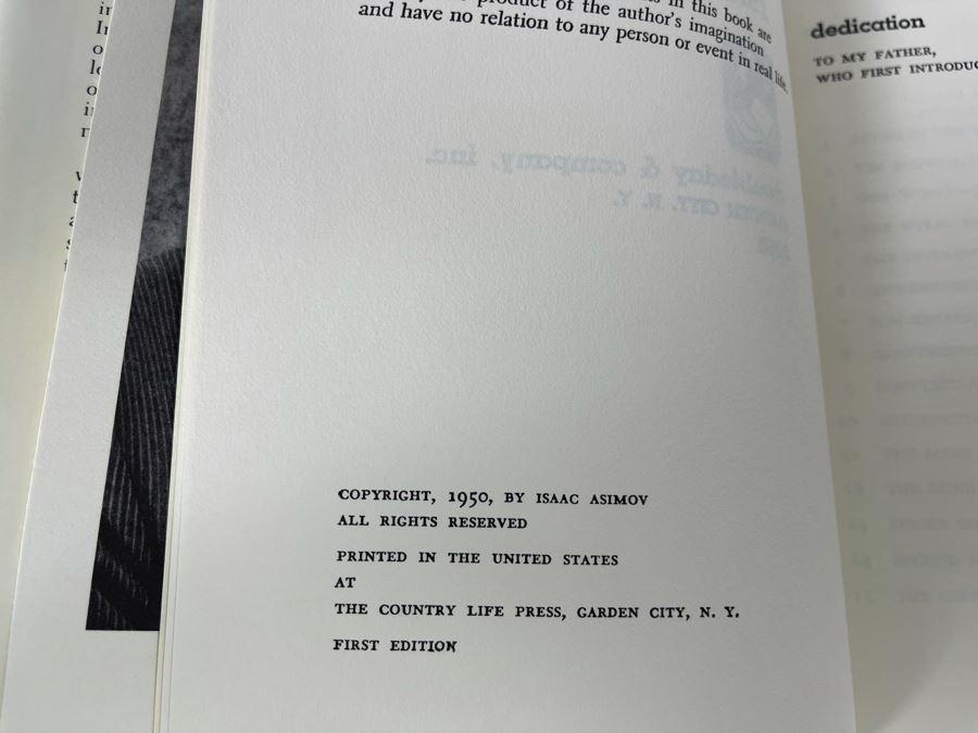 Signed Limited / First Edition Hardcover Book With Slipcover Pebble In The Sky Limited Fortieth Anniversary Edition By Isaac Asimov [Photo 12]