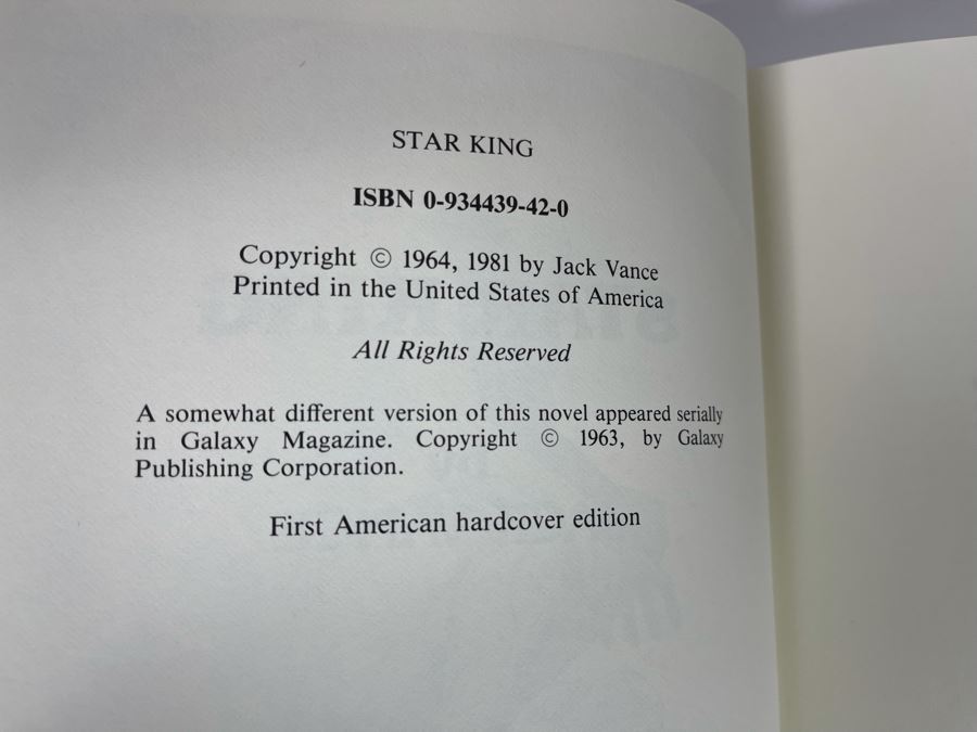 Five First Edition Hardcover Books By Jack Vance [Photo 9]