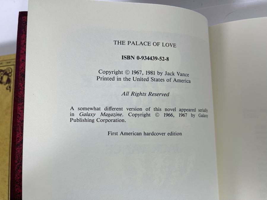 Five First Edition Hardcover Books By Jack Vance [Photo 14]