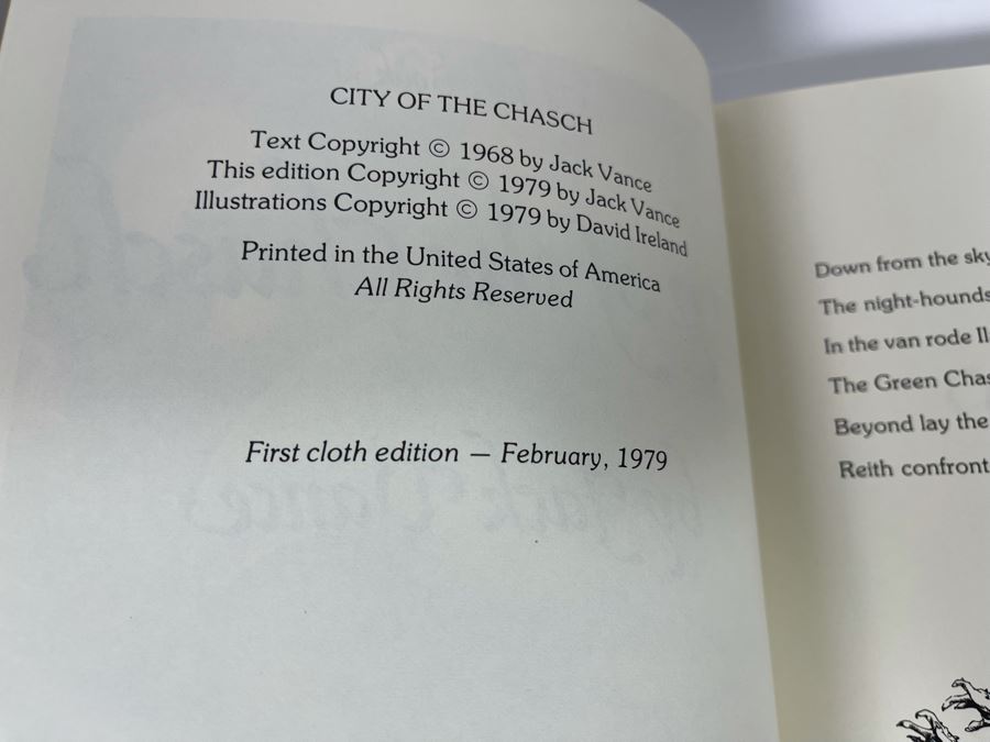 Five First Edition Hardcover Books By Jack Vance [Photo 9]