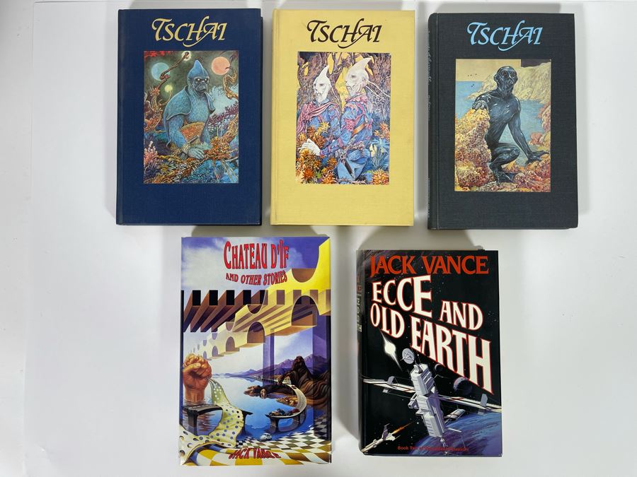 Five First Edition Hardcover Books By Jack Vance [Photo 1]