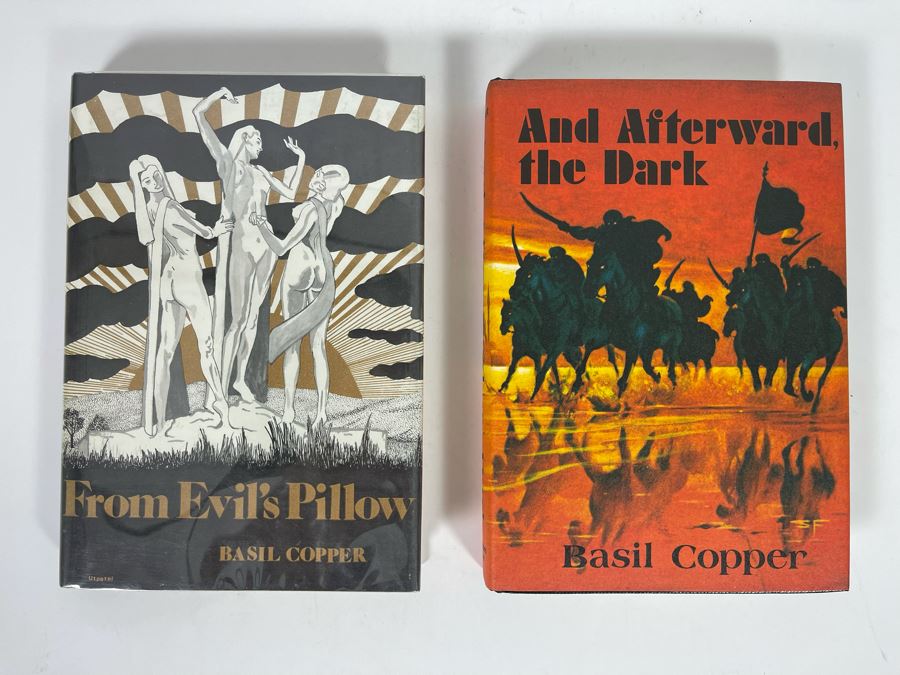 First Edition Hardcover Books From Evil's Pillow / And Afterward, The Dark By Basi Copper [Photo 1]