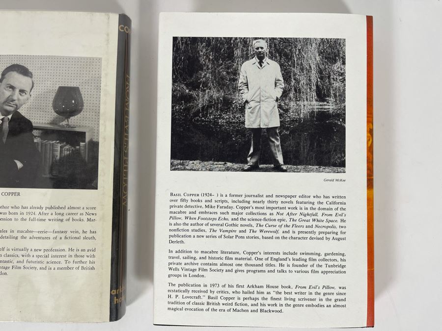 First Edition Hardcover Books From Evil's Pillow / And Afterward, The Dark By Basi Copper [Photo 8]