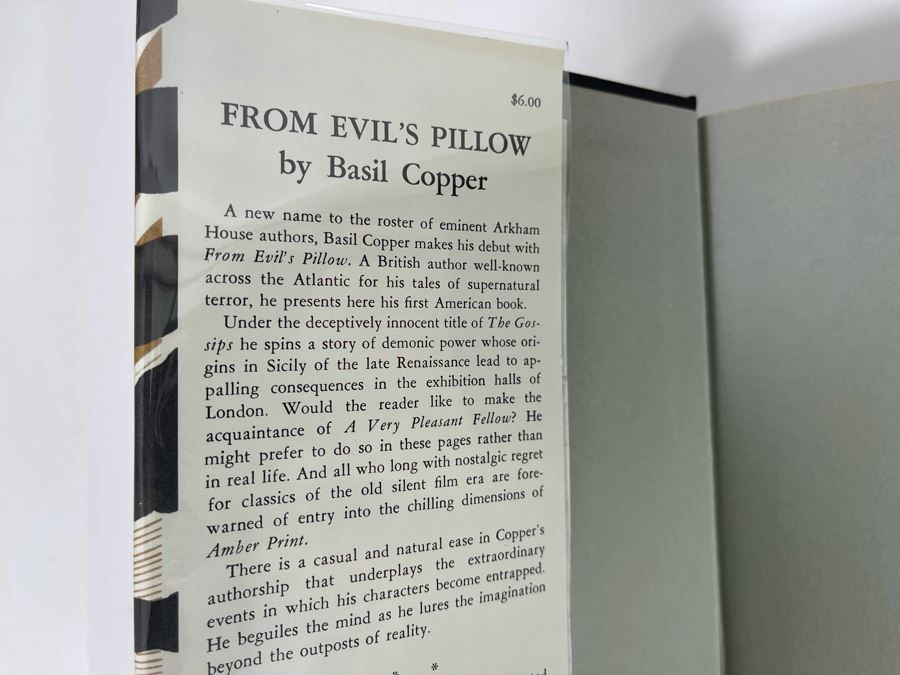 First Edition Hardcover Books From Evil's Pillow / And Afterward, The Dark By Basi Copper [Photo 5]