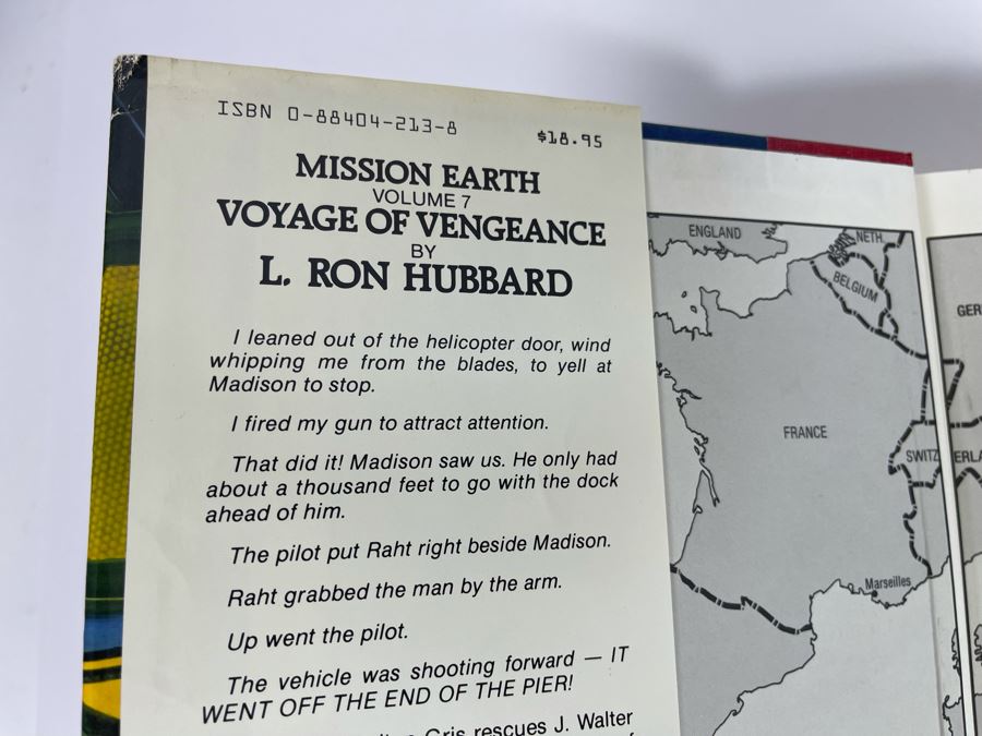 Three First Edition Hardcover Books By L. Ron Hubbard: Voyage Of Vengeance, Disaster, Slaves Of Sleep And The Masters Of Sleep [Photo 5]