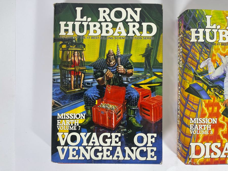 Three First Edition Hardcover Books By L. Ron Hubbard: Voyage Of Vengeance, Disaster, Slaves Of Sleep And The Masters Of Sleep [Photo 2]