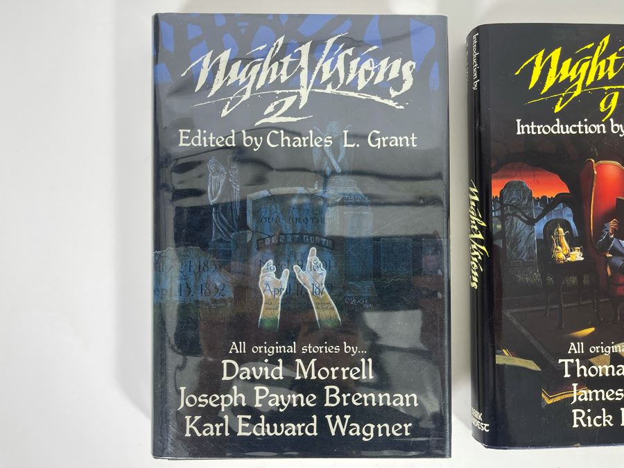 Pair Of First Edition Hardcover Books: Night Visions 2 And 9 [Photo 2]