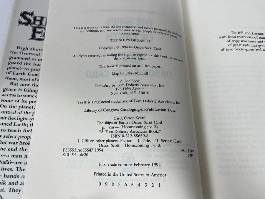 Eight First Edition Hardcover Books By Orson Scott Card [Photo 19]