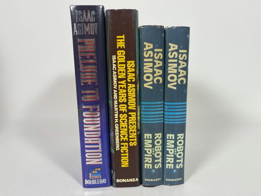 Isaac Asimov Hardcover Books Including Two First Edition Isaac Asimov Books Robots And Empire [Photo 1]