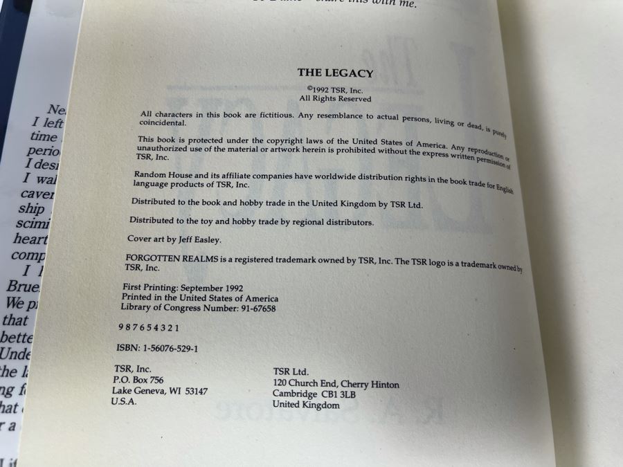 Seven First Edition Hardcover Books By R. A. Salvatore [Photo 6]