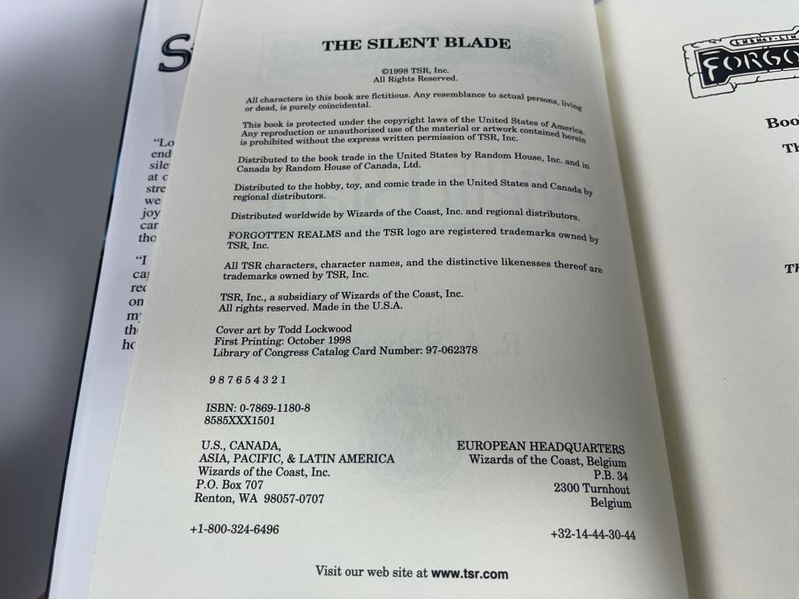 Seven First Edition Hardcover Books By R. A. Salvatore [Photo 12]